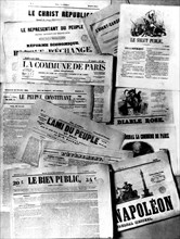 Journaux révolutionnaires pendant la Commune