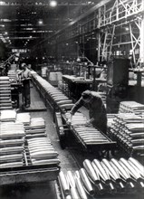Checking of grenades in an armament factory