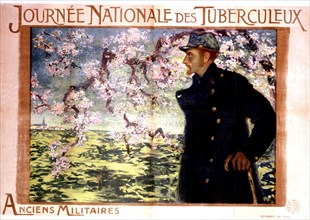 Affiche de Levy-Dhurmer pour la journée des tuberculeux, anciens militaires