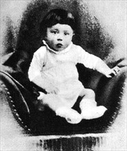 Portrait of Hitler as a child