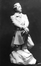 Sculpture representing Alexander Pushkin (1799-1837)