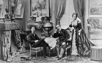 Napoléon III et la famille impériale en exil
