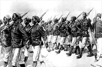 Les tirailleurs sénégalais de l'expédition Marchand