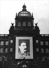 Stalin propaganda in Prague