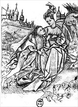Anonymous engraving, master of the garden of love