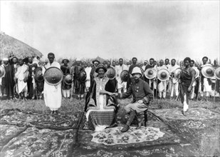 Le commandant Marchand et un Ras d'Abyssinie après Fachoda