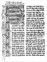 Manuscrit pour l'usage des Cathares, nouveau testament traduit en langue romane du midi à l'époque des croisades