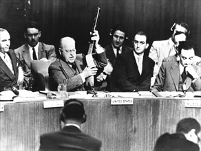 Korean War: meeting of the U.N. Security Council.