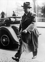Goering arriving at the Reichstag, of which he was elected President