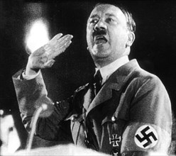 Hitler: picture from Leni Riefenstahl's movie "Triumph of the will"