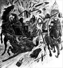 Anarchist attack. Grand Duke Serge killed in a bomb attack in Moscow - 1905