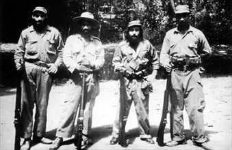 Cuban Revolution. Group of Guerillas