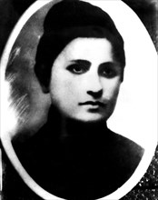 Catherine Svanidzi, première femme de Staline (seul portrait connu d'elle), mère de Jacob Staline