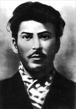Stalin, leader of the armed uprisings in Transcaucasia, during the first bourgeoise democratic revolution.