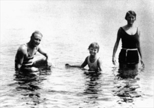 Scott Fitzgerald, Zelda et Scottie à Antibes