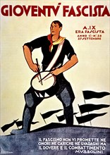 Couverture de la revue italienne fasciste "Gioventù fascista"
