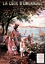 Advertising poster for the Northern Coast of Brittany