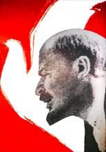 Propaganda poster by Alfred Saldre (1964)