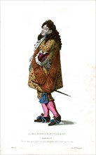 Illustration pour "Le bourgeois gentilhomme" de Molière