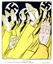Caricature de Chancel contre les Japonais,