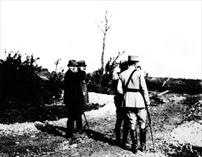 Clémenceau on the Somme front