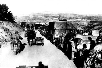 Les troupes allemandes rentrent en Yougoslavie