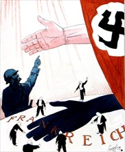 German caricature against France
