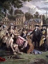 Benjamin West, Négociation du traité entre William Penn et les indiens