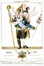 Caricature anonyme, Talleyrand, l'homme aux six têtes