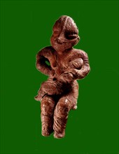 Neolithic terracotta, Mother with child