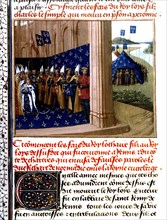 Chronicles of St. Denis, Coronation of Lothaire, king of France