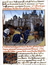 Chroniques de Saint-Denis, Prise de Tours par Philippe-Auguste, roi de France