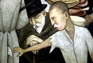 Rivera, Fresque de l'hôtel du Prado.