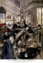 Anarchist bomb attack in Paris, 1894
