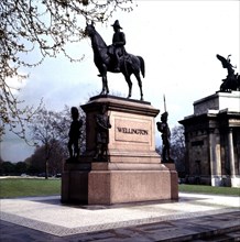 Marshal Wellington's statue in London