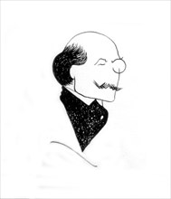 Caricature of Sacha Guitry