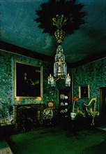 Le salon chinois de la maison de Sir Walter Scott à Abbotsford