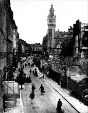Sous l'occupation allemande : la ville de Lille détruite