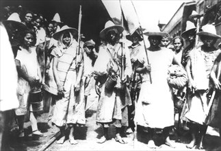 Lutte armée des femmes contre le général Moncade. Ici, le général Rosa Forima