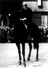 Masaryk on a horse