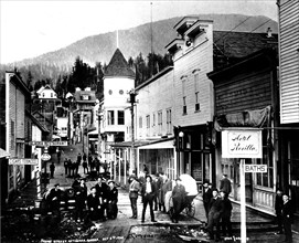 Small city in Alaska during the Gold Rush