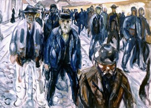 Munch, Workers on Their Way Home