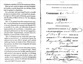 Leaflet for French workers, 1844