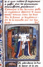 Chronicles of Jean Froissart, Meeting between Richard II and former king Leon of Arminia
