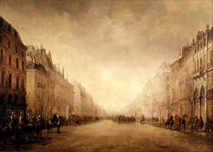 Barry, Revue passée par le prince président (Napoléon III) sur les grands boulevards de Paris