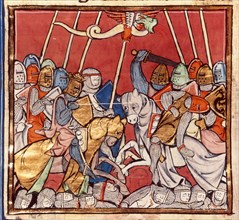 Miniature, Le roi Arthur lors d'une bataille