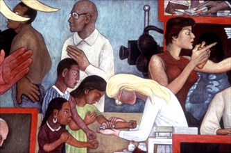 Rivera, Fresco of the ministry of Social Security