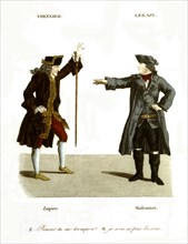D'après Foësch et Whirsker, Voltaire dans le rôle de Zopire et Lekain