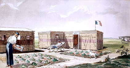 Prejean, On the Balkanic front, camp of the French squadron