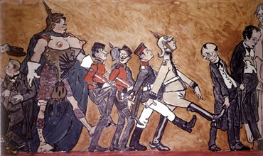Poncet, Fresco of the Ecole normale supérieure (French Grande école for training of teachers)